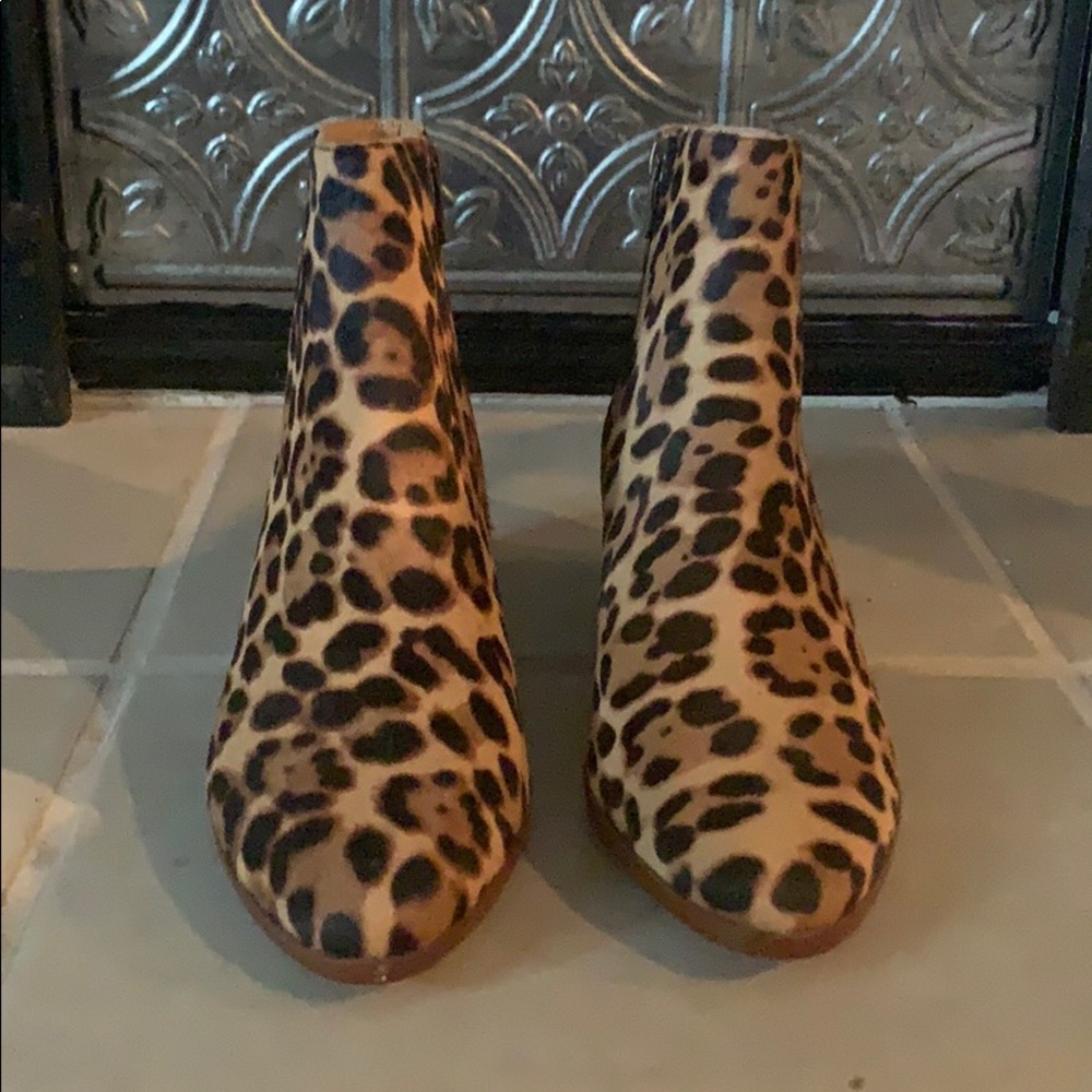 BRAND NEW — J. Crew Calf Hair Booties